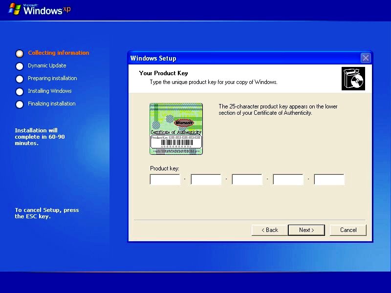 How To Put Serial Key On My Windows Xp